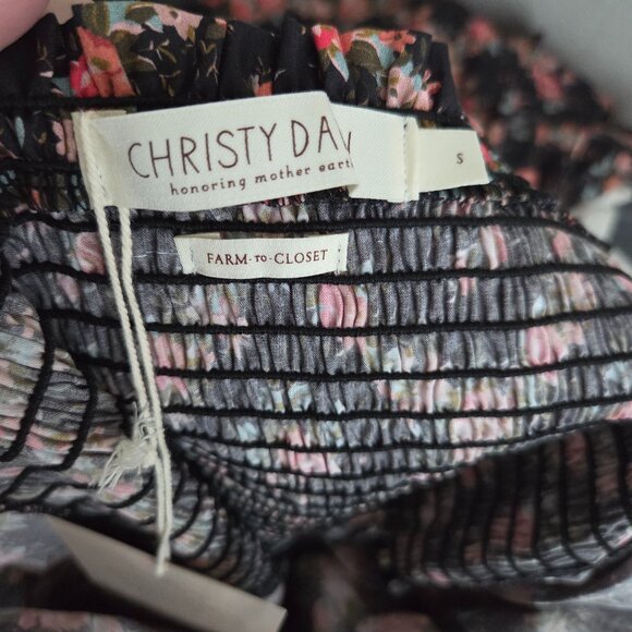 Christy Dawn Emma Dress in Night Rose Lattice size S NWT - Picture 7 of 9